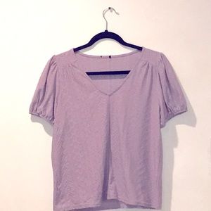 CUTE LAVENDER TOP